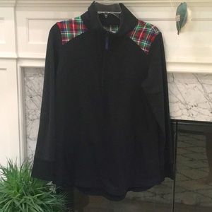 Denim and Co. Zip Pullover! Sz S